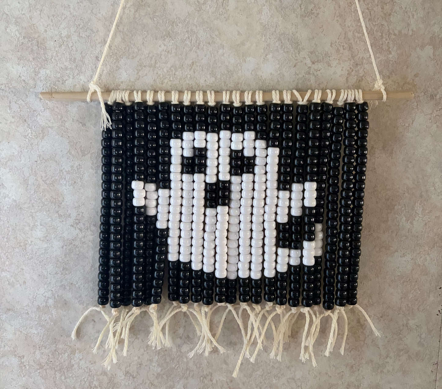 Ghost Beaded Tapestry