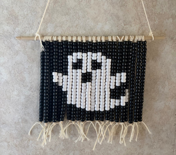 Ghost Beaded Tapestry